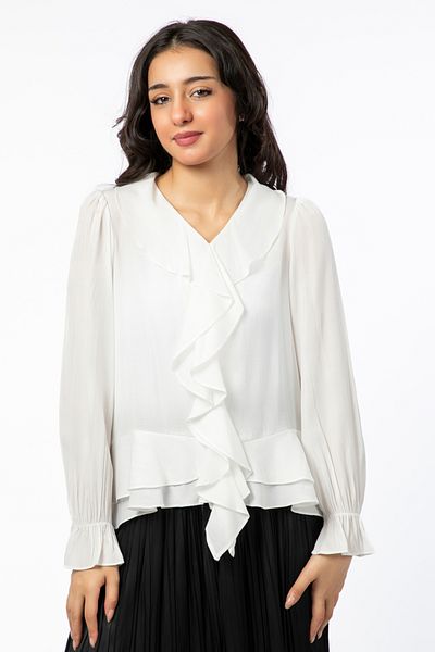 RİNA Glitz&Glam Blouse_M_Off White