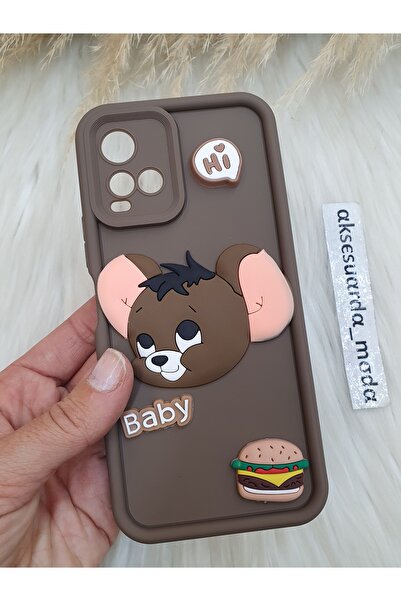 Aksesuarda Moda حافظة سيليكون متوافقة مع VIVO Y21 - Y21S