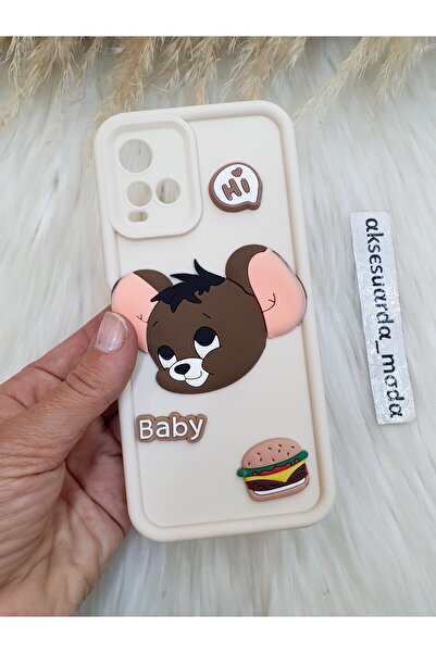 Aksesuarda Moda حافظة سيليكون متوافقة مع VIVO Y21 - Y21S