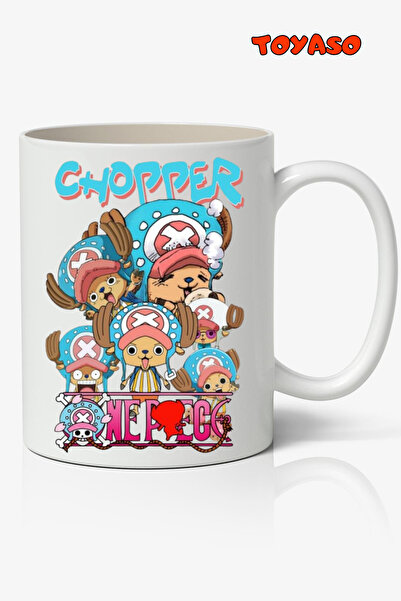 Toyaso قطعة واحدة من كوب توني تشوبر بتصميم الرسوم المتحركة الأبيض هدية لصديق ...