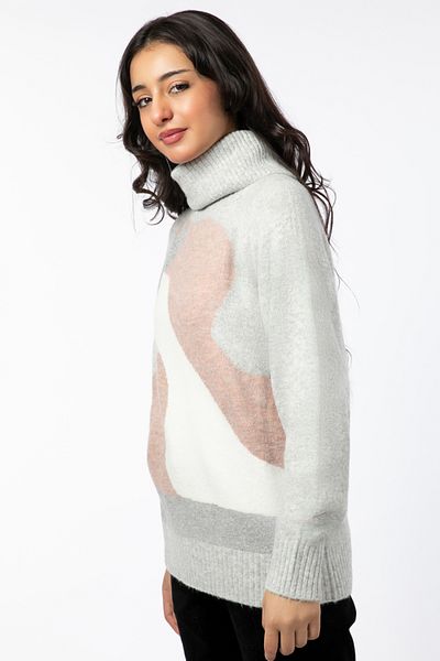 RİNA Winter Wonderland Pullover_2XL_Gray