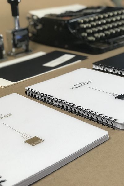 Apeirona | Limitless Art Custom Series Typewriter with Plastic Hard and Flexible Cover Steel Spiral