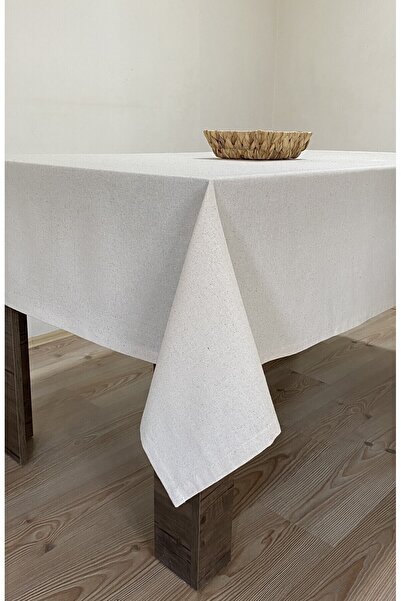 pamukidea Față de masă din in vintage - simplă și simplă, pătrată/dreptunghiu...