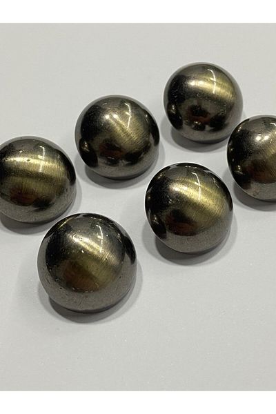karantuhafiye Trench Coat and Jacket Button / Metallized Oxide / Set of 6