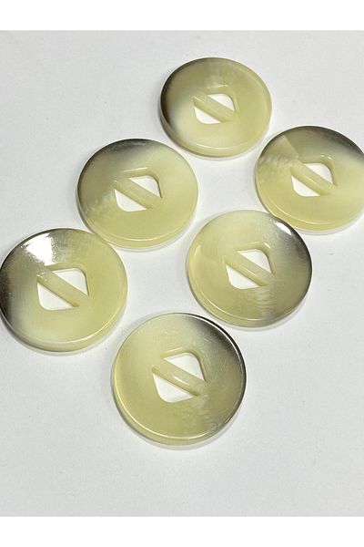 karantuhafiye Italian Coat Coat Button / Melange Model / 3.5 cm / Set of 6