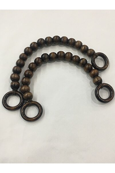 karantuhafiye Дървена дръжка за чанта с мъниста