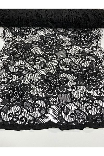 karantuhafiye Width 37 cm - Length 2.20 cm with Wide Lace and Eyelash