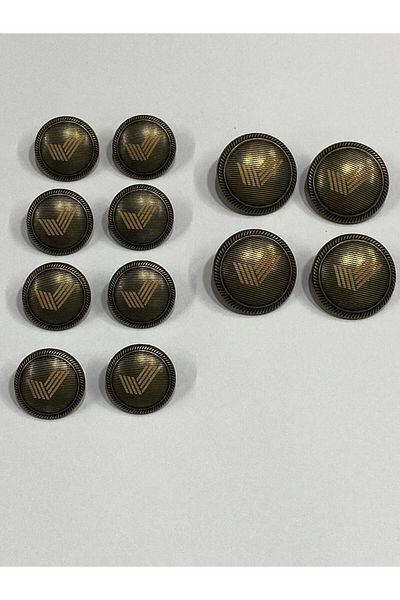 karantuhafiye Blazer Jacket Button V Model Antique Yellow