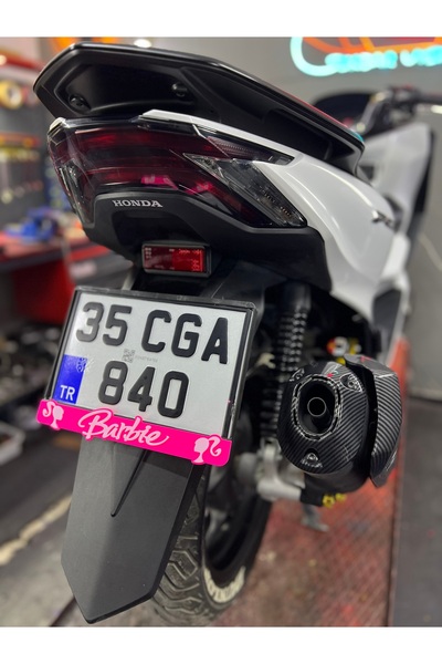 SERDAR UYSAL MODİFİYE CENTER PCX BARBİE PLAKALIK