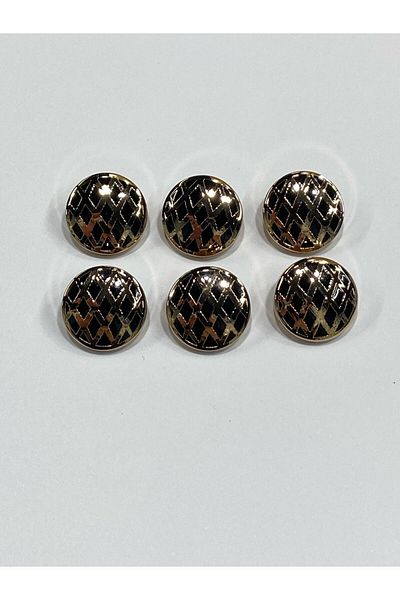 karantuhafiye Metal Button/Cardigan Vest Length/ Set of 6/1.8 cm/jx008