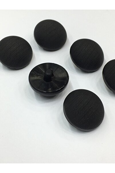 karantuhafiye Italyan Mat Inci Bombeli Model Trençkot Ve Ceket Düğmesi Takımı 6 Lı Set Siyah 2,3 Cm (KOD:3598)