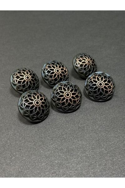 karantuhafiye Coat Coat Button / Metal Button / Antique Copper / 3 Cm / Set of 6/mde