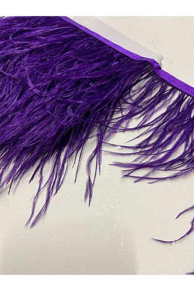 karantuhafiye Ostrich Feather Purple / 1 Meter