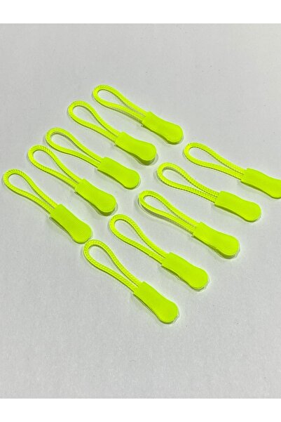 karantuhafiye Неоновозелен комплект от 10 броя шнурове за ципове