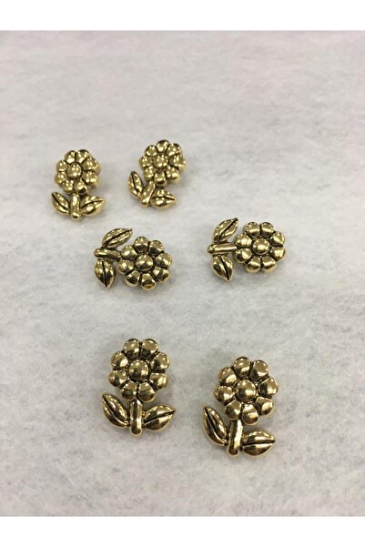 karantuhafiye Metalize Bebek Düğmesi 6 Adet