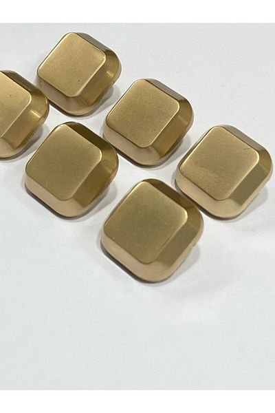karantuhafiye Metal Button/Cardigan Vest Length/ Set of 6/1.7 cm/jx3/Matt Gold