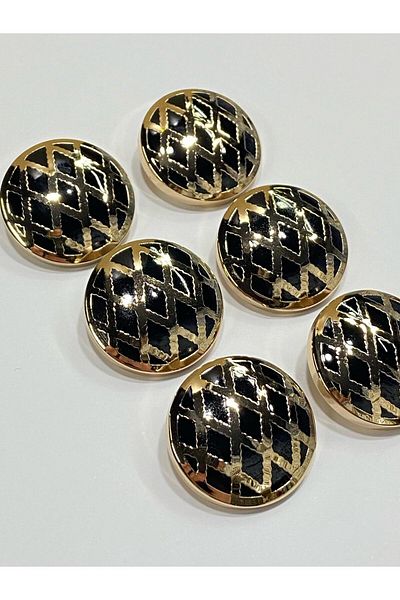 karantuhafiye Metal Button/Trench Coat Jacket Length/ Set of 6/2.3 cm/jx008