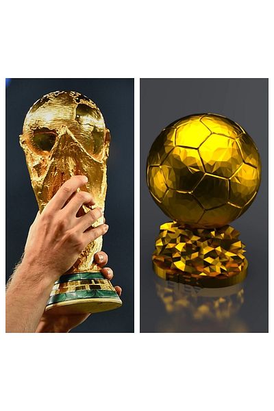 Goplast Premium Παγκόσμιο Κύπελλο 30 cm - Ballon'dor - Κύπελλο Champions League (τρίκλινο)
