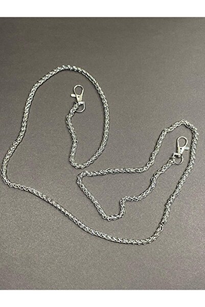 karantuhafiye Bag Chain 120 Cm Knitting Model with Clip Ends