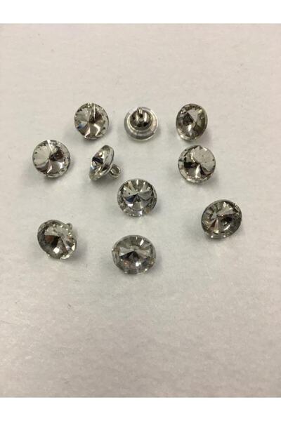 karantuhafiye Taşlı Düğme Bluz Düğmesi 8 Adet 1 Cm