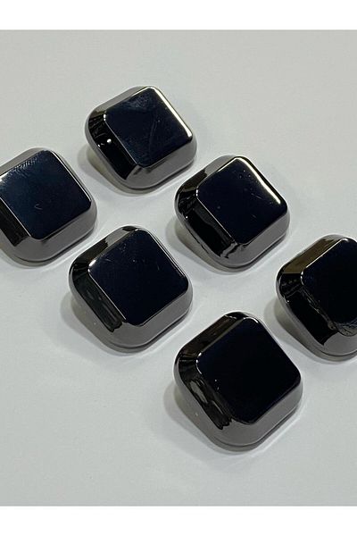 karantuhafiye Metal Button/Trench Coat Jacket Length/ Set of 6/2.2 cm/jx3/Black