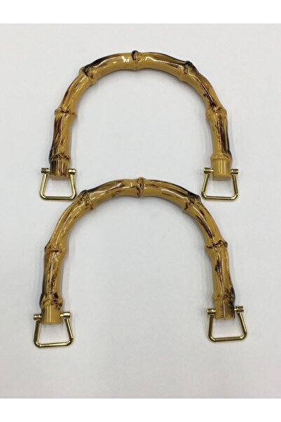 karantuhafiye Bambu Görünümlü Plastik Çanta Sapı