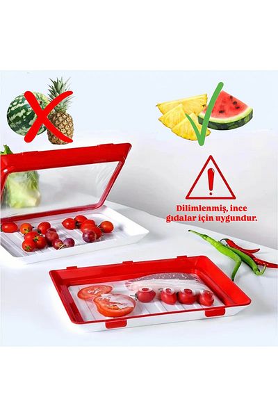 Marka 2- High Quality Reusable Food Storage Tray with Lid