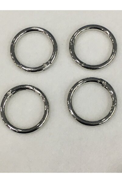 karantuhafiye Δαχτυλίδι τσάντας στρογγυλό κλιπ ελατηρίου 3 εκ. Σετ 4 τεμαχίων