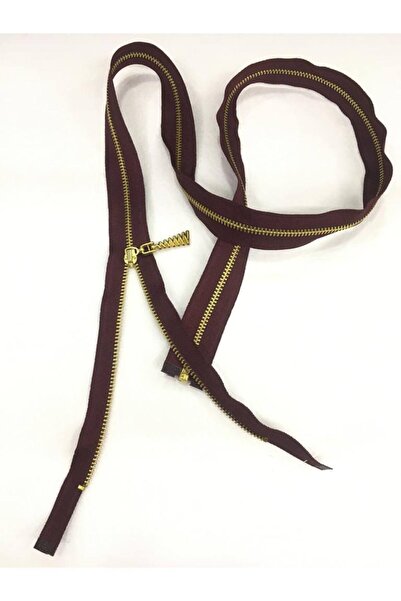 karantuhafiye سحاب سن حديد 100سم أحمر كلاريت