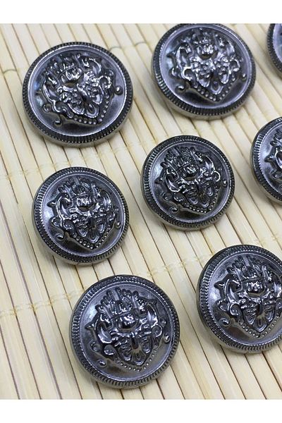 karantuhafiye Anthracite/Arma Model Trench Coat and Blazer Jacket Button Set
