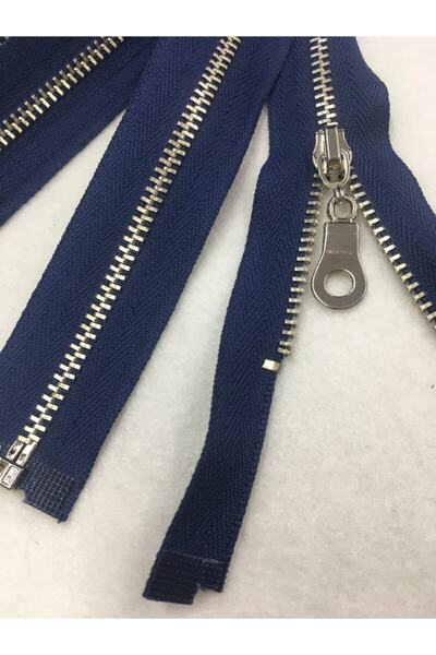 karantuhafiye Iron Tooth Zipper 100 cm Light Navy Blue