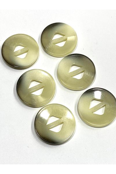 karantuhafiye Italian Coat Coat Button / Melange Model / 3.5 cm / Set of 6