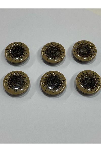 karantuhafiye 6-Piece Special Design Coat and Coat Button Set - 2.8 cm Krn149