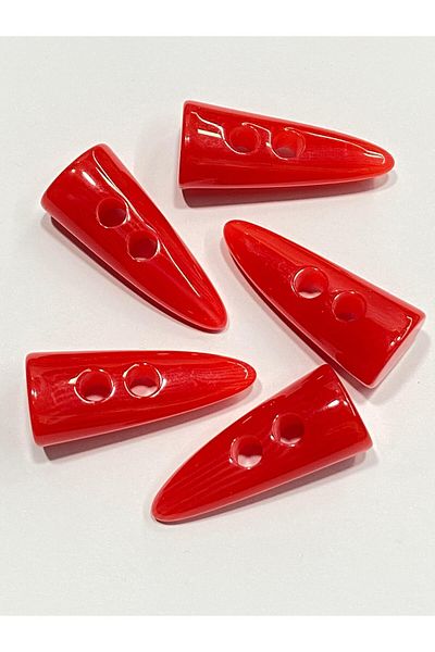 karantuhafiye 4 cm Red Melted Series Elephant Shepherd Button - Set of 5