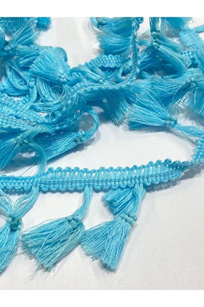 karantuhafiye Αυθεντική κορδέλα από βαμβακερή φούντα 2 μέτρων - 3 εκατοστά