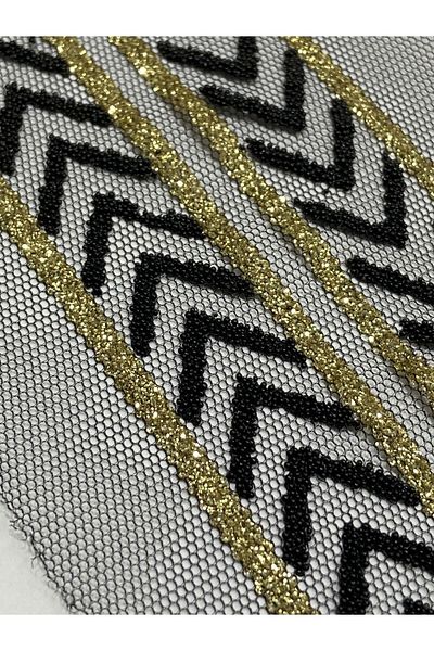 karantuhafiye Decorative Glitter Ribbon / Clothing Ribbon Trim / 1 Meter