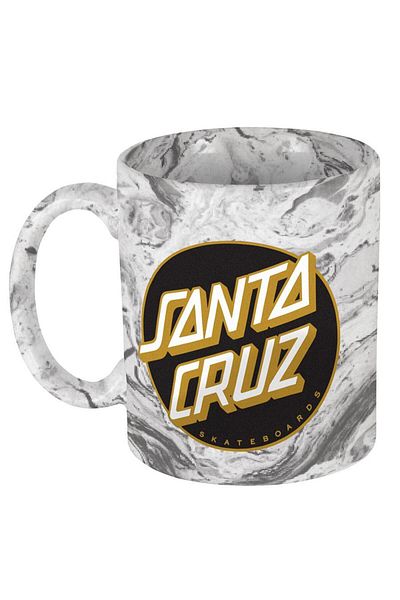 Santa Cruz Classic Dot Mug - Grey 11oz