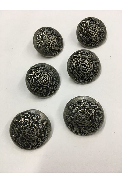 karantuhafiye معطف واق من المطر زر معدني مجموعة من 6