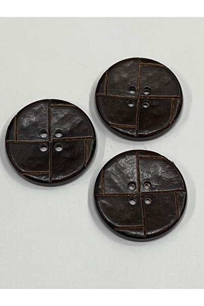 karantuhafiye مجموعة أزرار جلدية كبيرة الحجم مكونة من 3 قطع