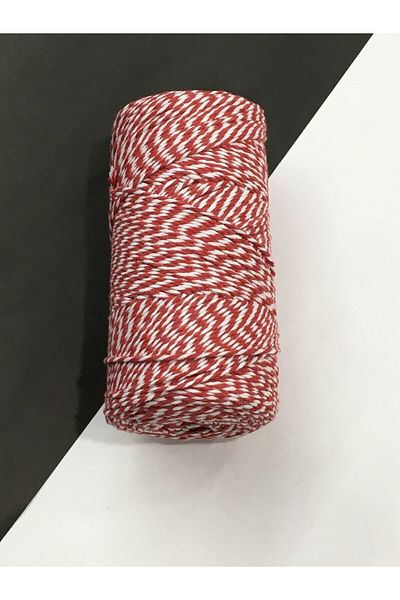 karantuhafiye Marteniçka Twine Red White New Year's Eve Wrapping Twine 200 gr