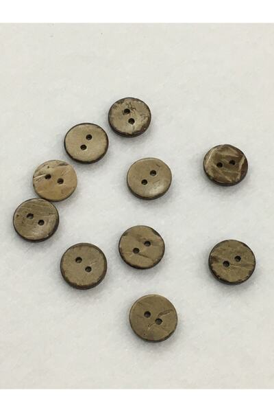 karantuhafiye Κουμπί κοκονάτ διαμέτρου 1,2 εκ. 10 τεμάχια