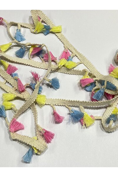 karantuhafiye Αυθεντική βαμβακερή ρίγα με φούντα 2 μέτρων - 3 εκατοστά