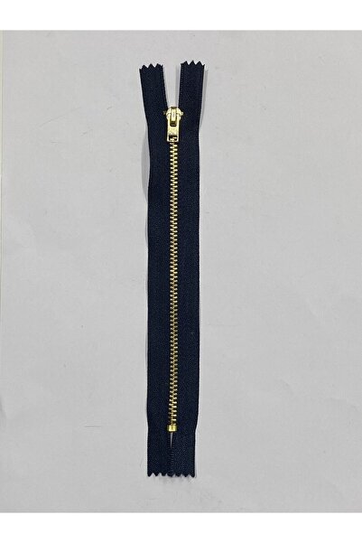 karantuhafiye سحاب جينز / سحاب بنطال سن حديد / أسنان كحلي ذهبي 18 سم