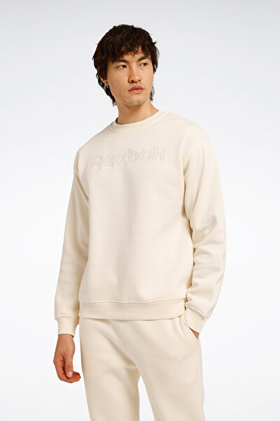 Reebok ARIN C NECK Bej Erkek Sweatshirt
