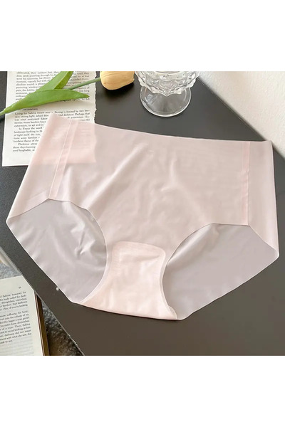 SWEETKORSE Chiloți ultra-subțiri, tăiați cu laser, cu talie înaltă fucsia - M...