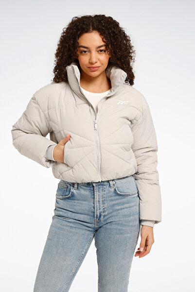 Reebok Alyssa Jacket Gray Women's Short Coat
