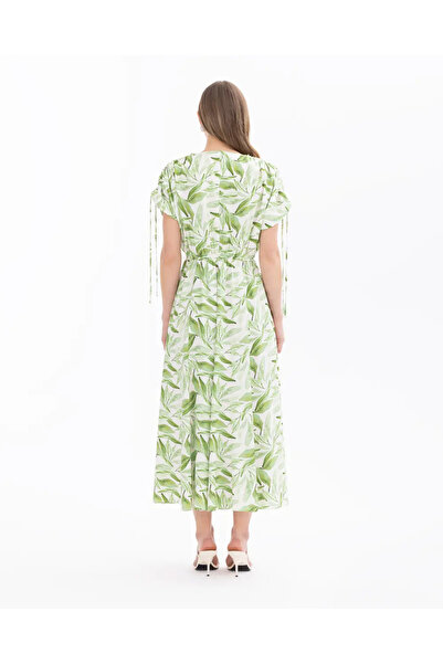 SEÇİL Patterned Elastic Waist Dress