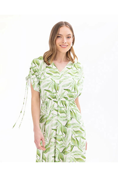 SEÇİL Patterned Elastic Waist Dress