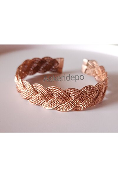 Anatolia Filigree 3396815   Model Copper Bracelet - Sectional Design