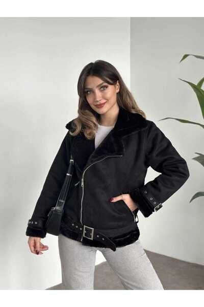 MODA DURAĞI Palton de piele de căprioară Zr din piele de căprioară premium pe...